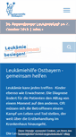 Mobile Screenshot of leukaemiehilfe-ostbayern.de